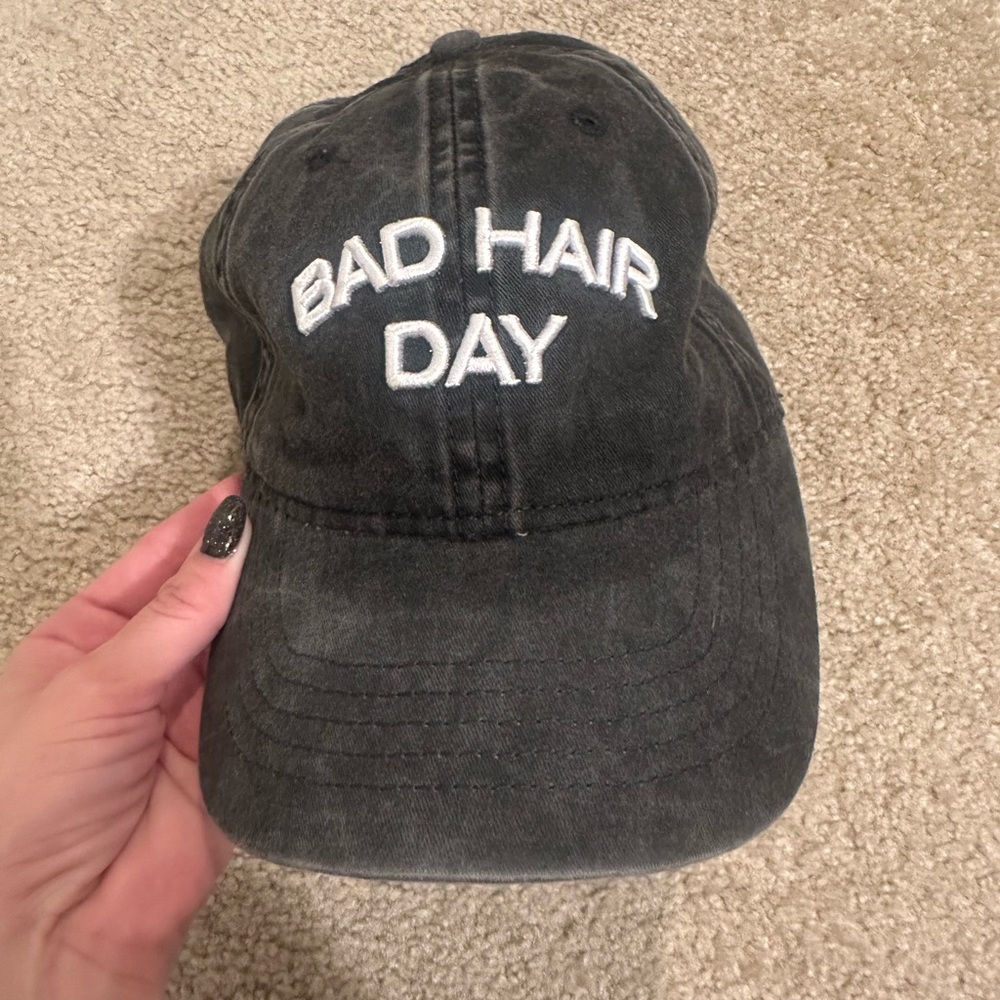 Grey Cap - Bad Hair Day